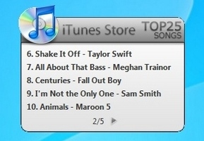 iTunes Top 25 Songs