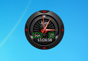 Alien Combo Clock