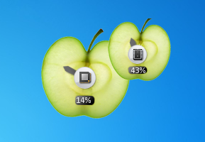 Fruity Apple CPU Meter